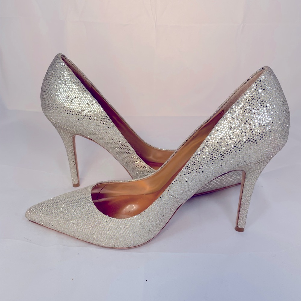 Badgley Mischka gently worn Bridal Shoes.